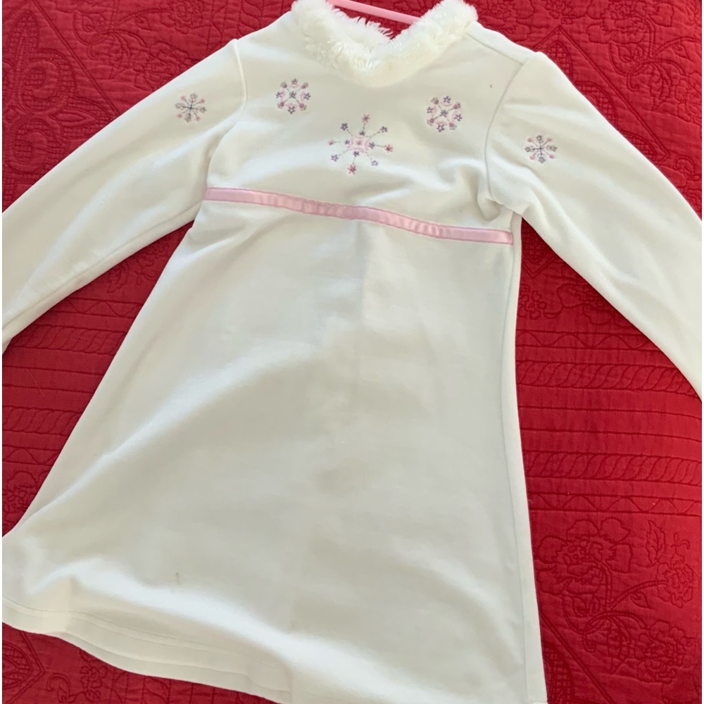 Soft winter snowflake dress